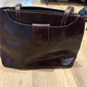 Vera pelle made in Italy Elegant Brown Leather ladies Bag